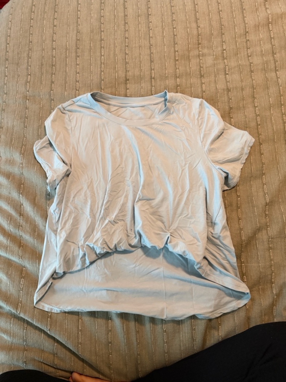 Women's zyia Short Sleeve Kendall Tee in calm blue